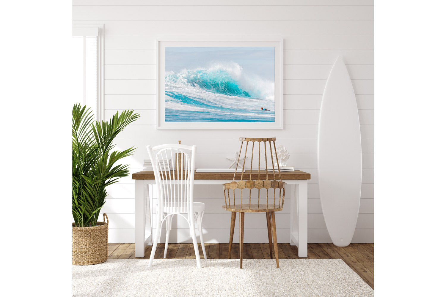 Blue Paddle | Surf Art Collection