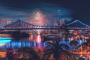 Riverfire Smoke - Brisbane - QLD, Australia