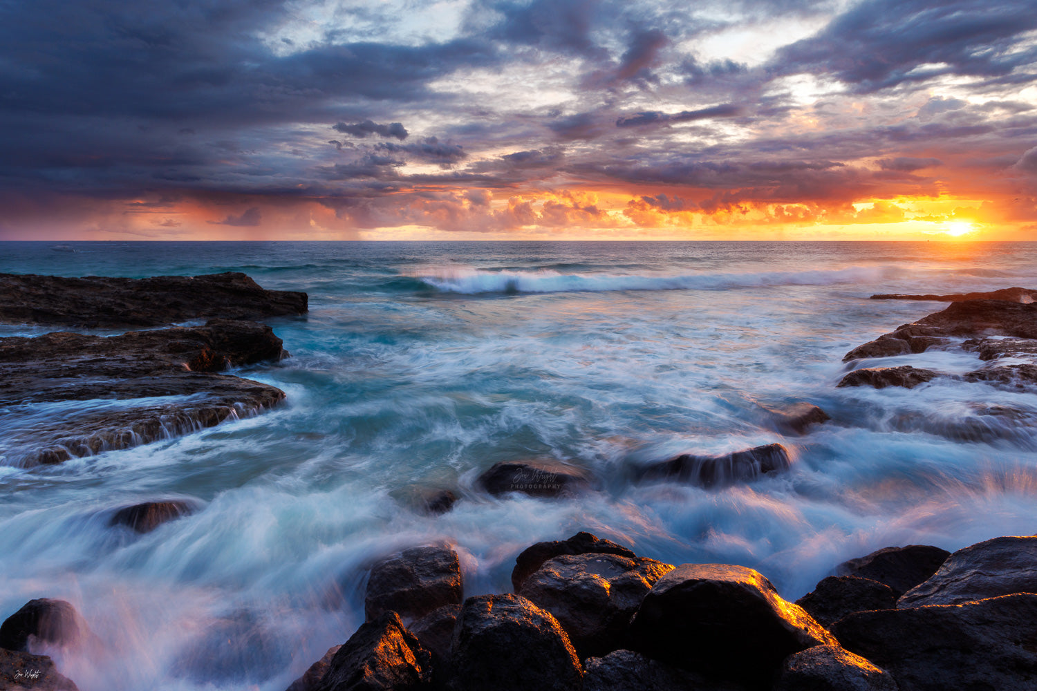 Rock Pools Sunrise  - Snapper Rocks, QLD - Australia