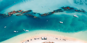 Ship To Shore Pano - Tangalooma, QLD Australia