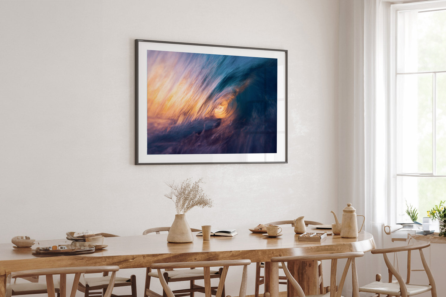 Surf Photography Print Black Frame