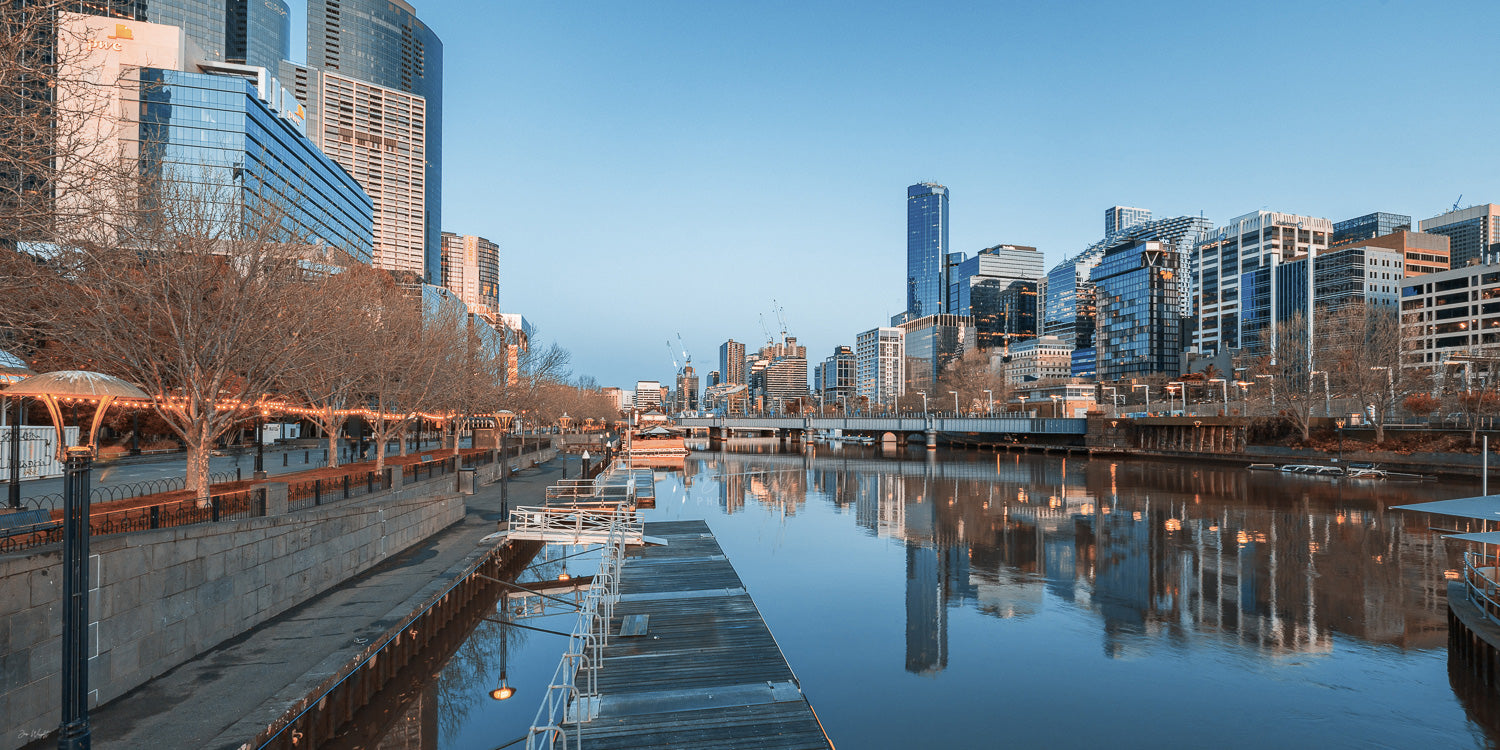 Yarra River Blue Wall Art Photography