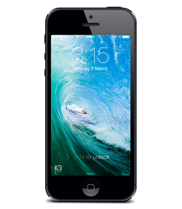 iphone 5 black white wallpaper
